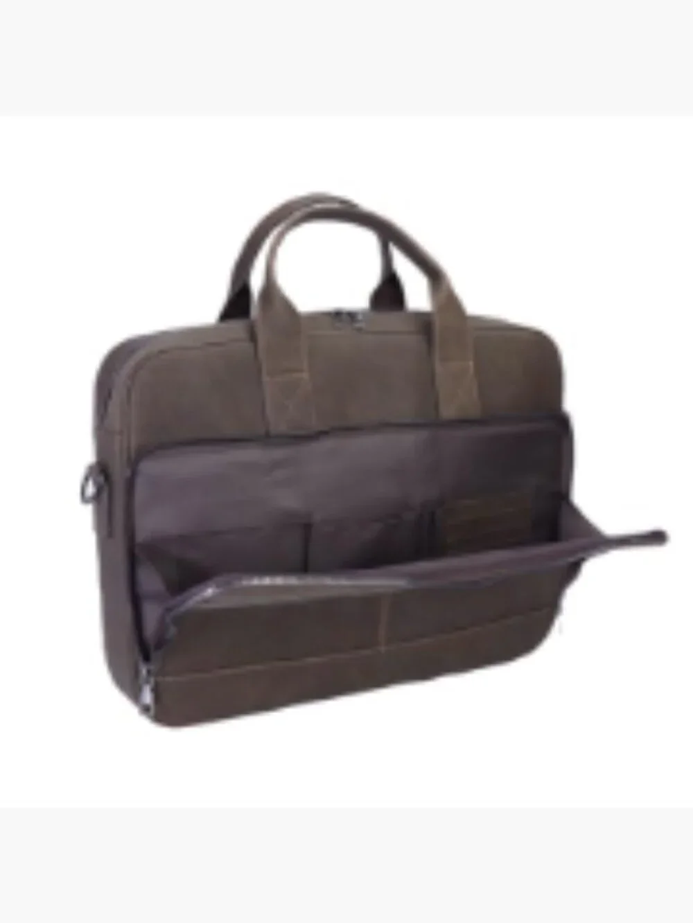 Vintage Faux Leather Laptop Messenger Bag Briefcase 15.6